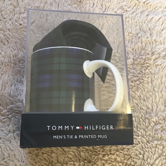 Men’s Mug and Tie Gift Set Red Plaid Only - Picture 6 of 8